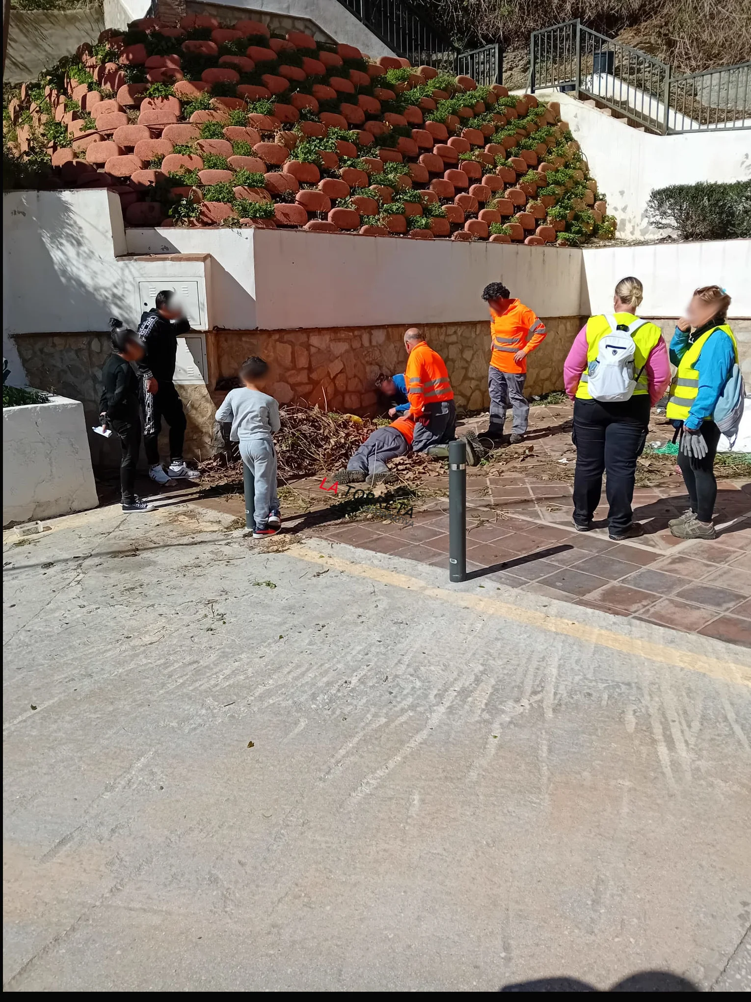 accidente en calle san Sebastián Véléz-Málaga