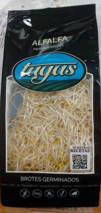 Alerta por presencia de Salmonella en brotes germinados de alfalfa procedentes de España (Ref. ES2024/208)