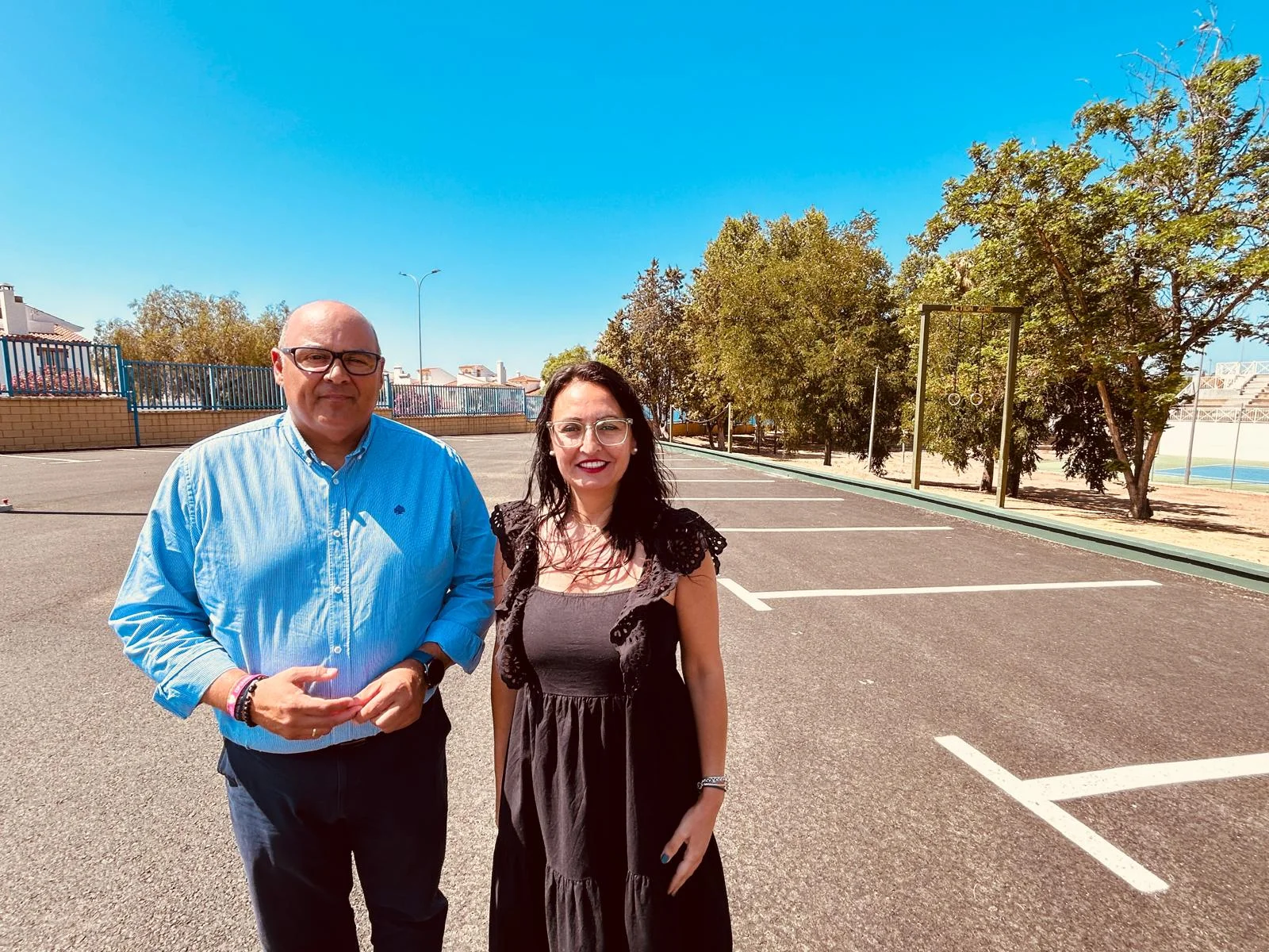 Vélez-Málaga crea una bolsa de 28 nuevas plazas para aparcamiento en el Polideportivo Municipal Fernando Ruiz Hierro