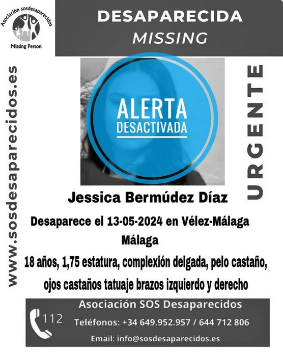 Buscan a una joven de 18 años desaparecida el 13 de mayo en Vélez-Málaga