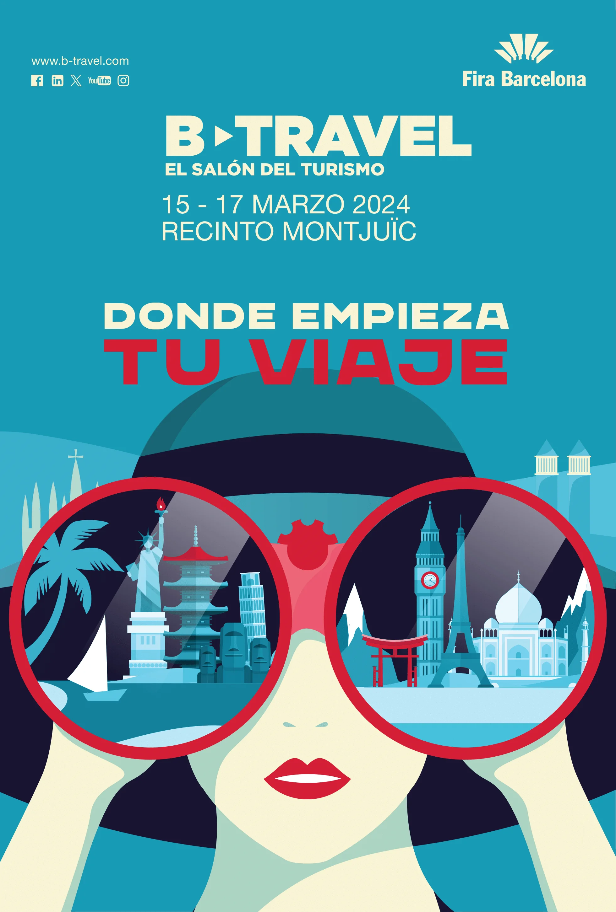 Btravel el salón del turismo 15-17 de marzo 2024 recinto MONTJÜIC 2024