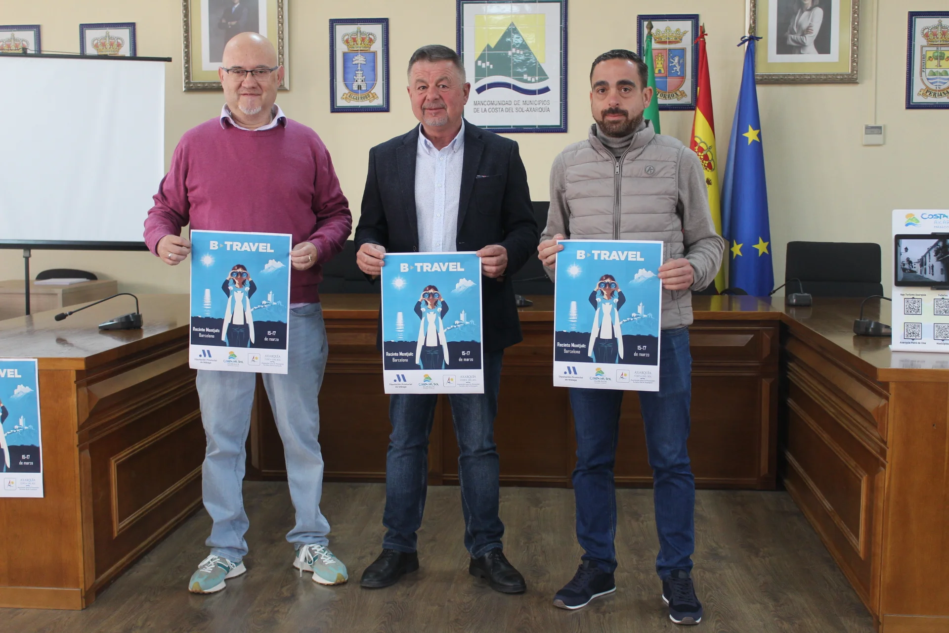 El destino Axarquía Costa del Sol se promocionará en seis áreas turísticas diferentes en la B-Travel de Barcelona
