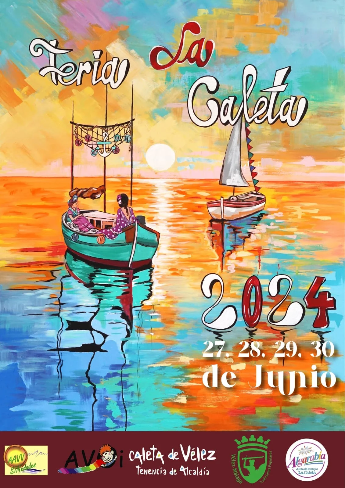 Cartel Feria Caleta de Vélez 2024