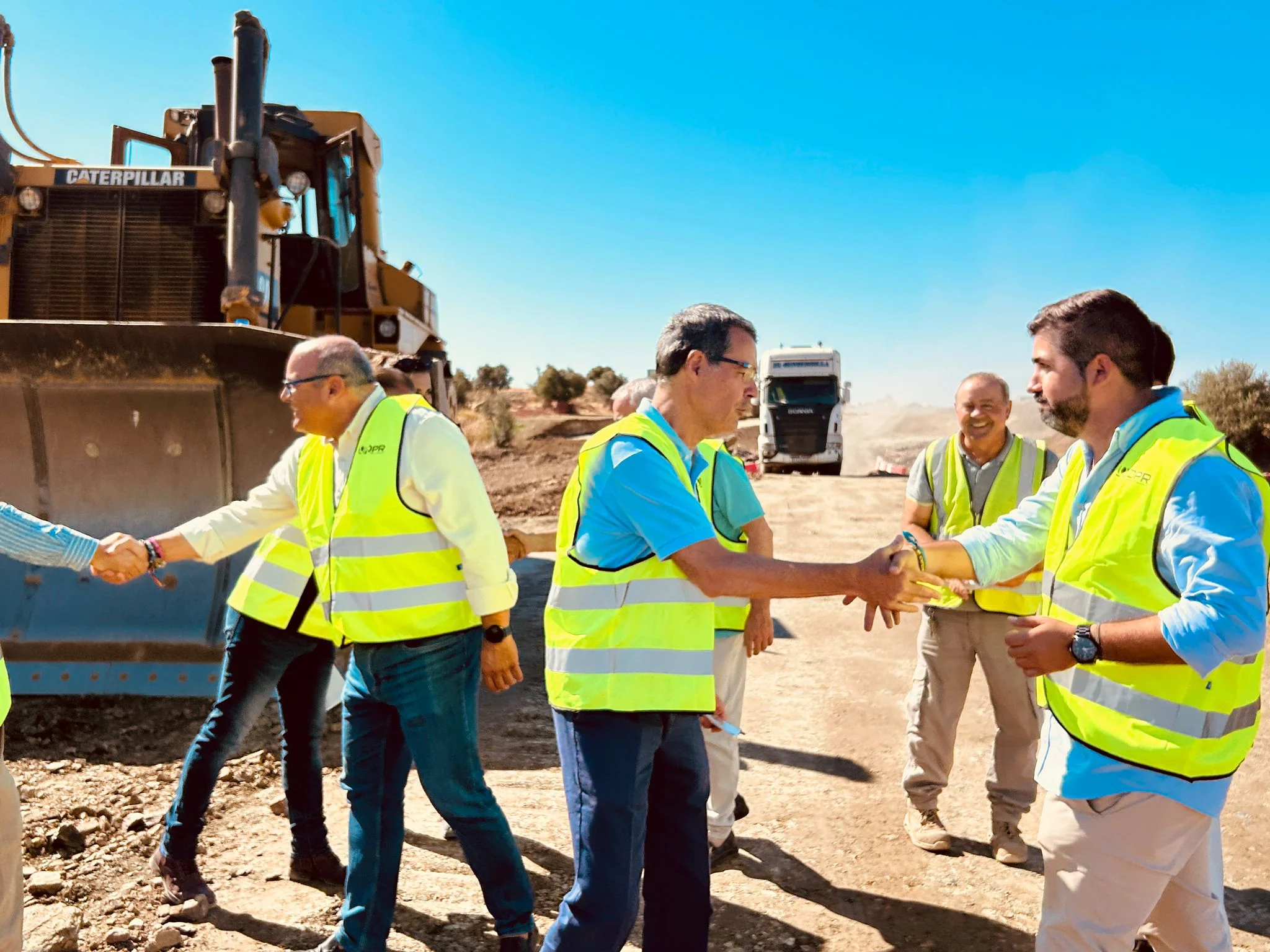 Las obras de la primera fase del Camino de Torrox avanzan a buen ritmo