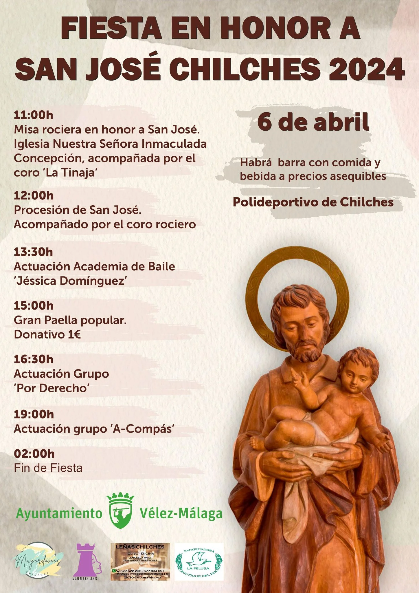 Chilches celebra este sábado su Romería en honor a su patrón, San José
