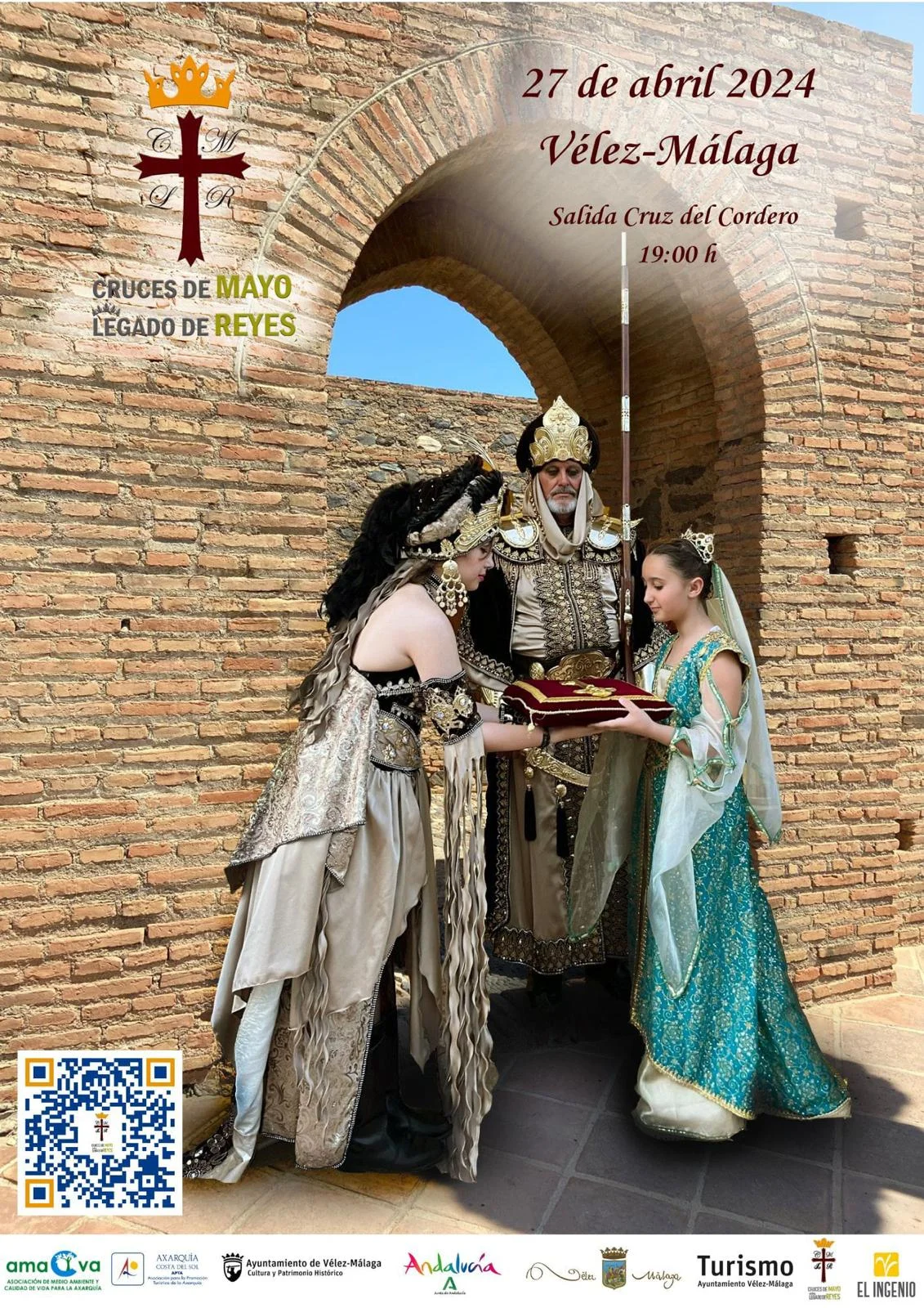 Vélez-Málaga celebrará una nueva edición de las Cruces de Mayo y el ‘Desfile Legado de Reyes’ se realizará el próximo 27 de abril 