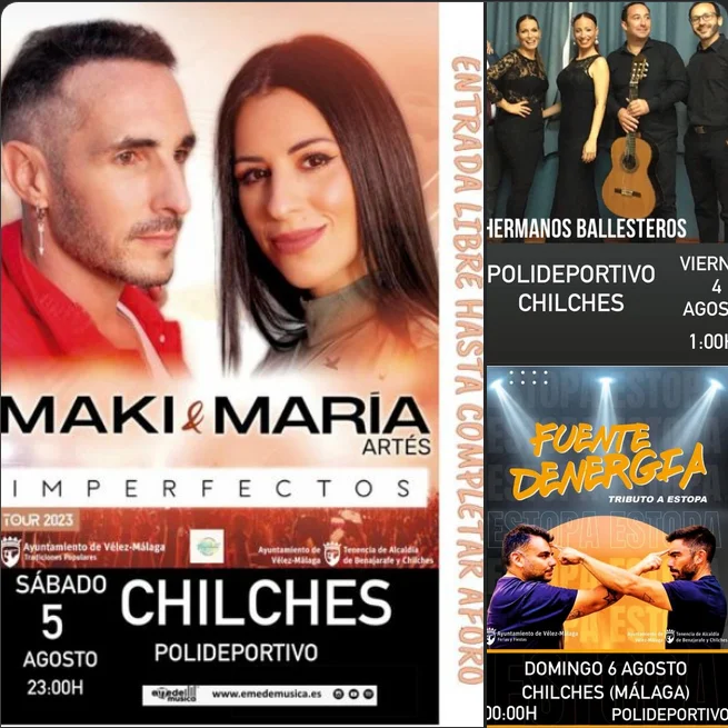 actuaciones feria de chilches 2023