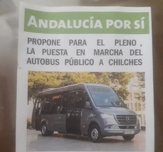 Llevan al Pleno de Vélez-Málaga una proposición para la puesta en marcha del autobús público en Chilches   