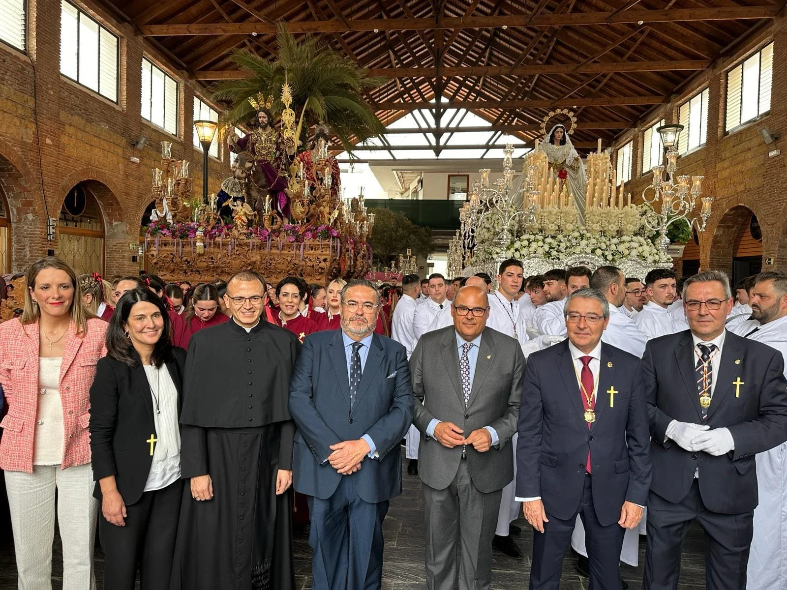 La procesión de Pollinica y Rocío tendrá que esperar a la Semana Santa de 2025 para salir a las calles de la capital de la Axarquía
