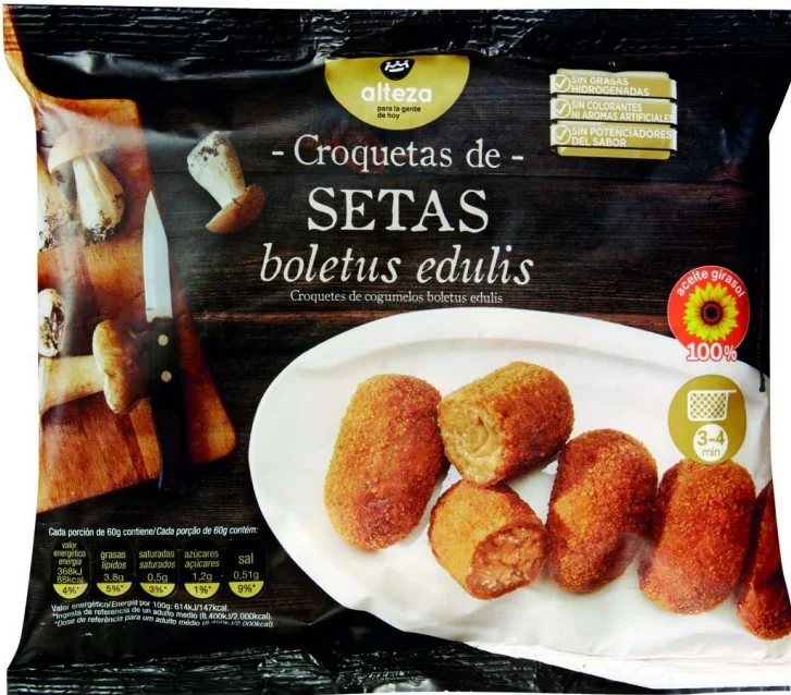 Croquetas de boletus edulis