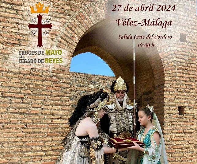 Las Cruces de Mayo de Vélez-Málaga y el Desfile Legado de Reyes tendrán lugar el 27 de abril