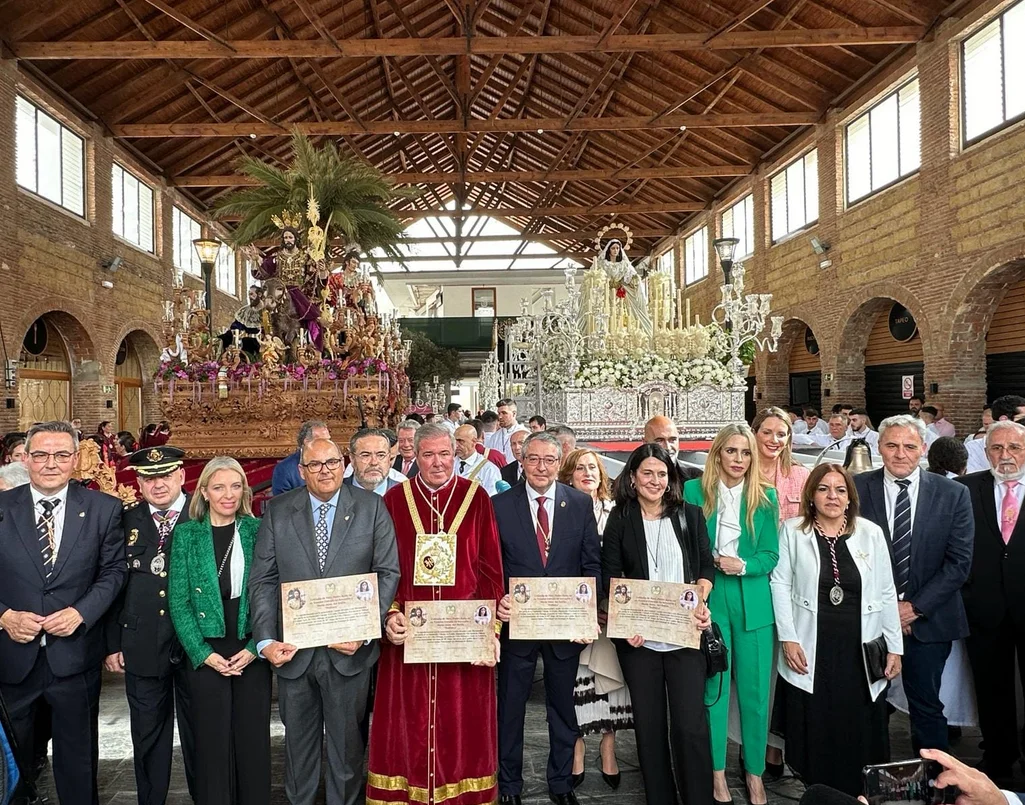 La procesión de Pollinica y Rocío tendrá que esperar a la Semana Santa de 2025 para salir a las calles de la capital de la Axarquía