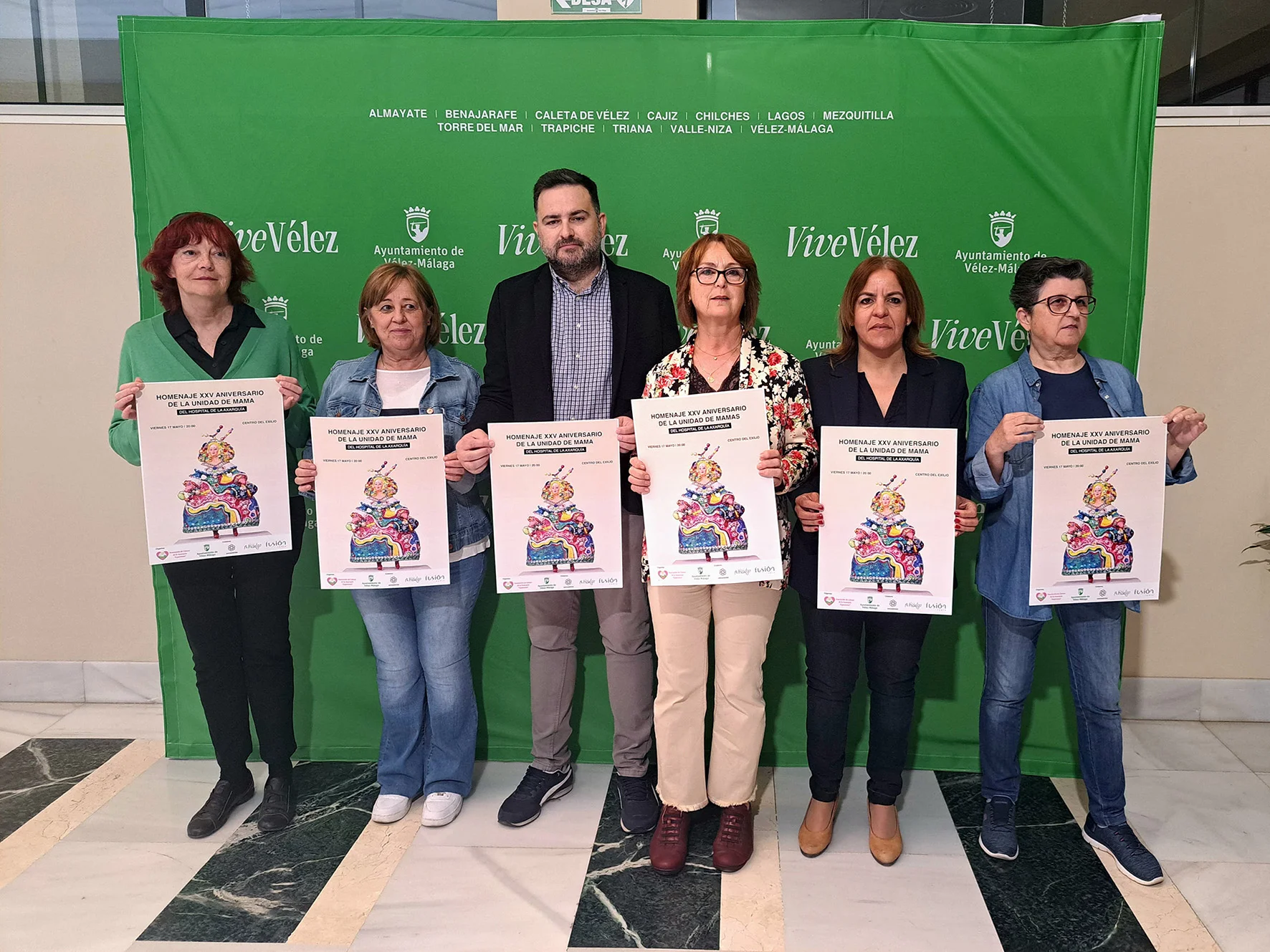 El Centro del Exilio acogerá el homenaje de la Asociación Esperanza a la Unidad de Mama del Hospital Comarcal de la Axarquía