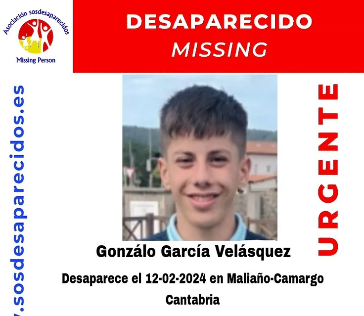 Buscan un menor de 15 años desaparecido en Maliaño-Camargo, Cantabria, desde el pasado 12 de febrero