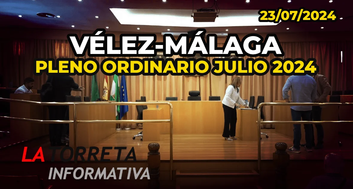 Vélez-Málaga celebra el pleno ordinario de julio el próximo martes