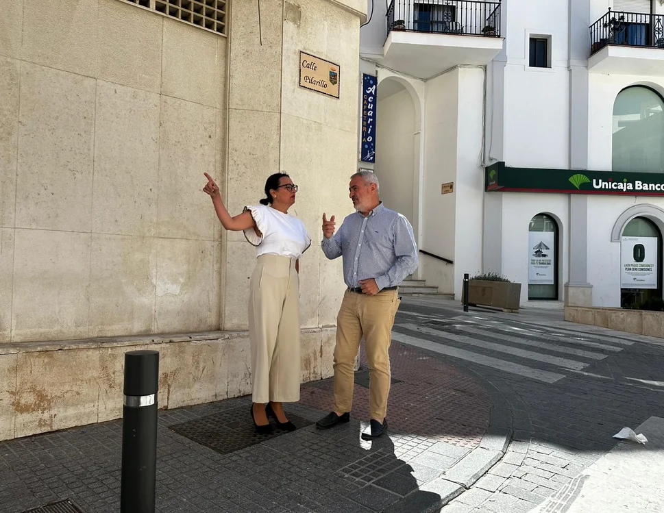 Rocio Ruiz Narvaez junto a Jesús María Claros el 23 de mayo de 2024