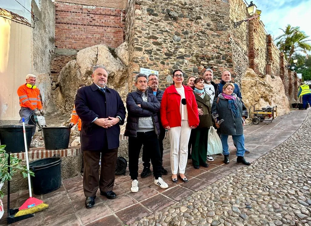 Rocio Ruiz junto a Juan Fernández Olmo en Vélez-Málaga el 10 de enero de 2024