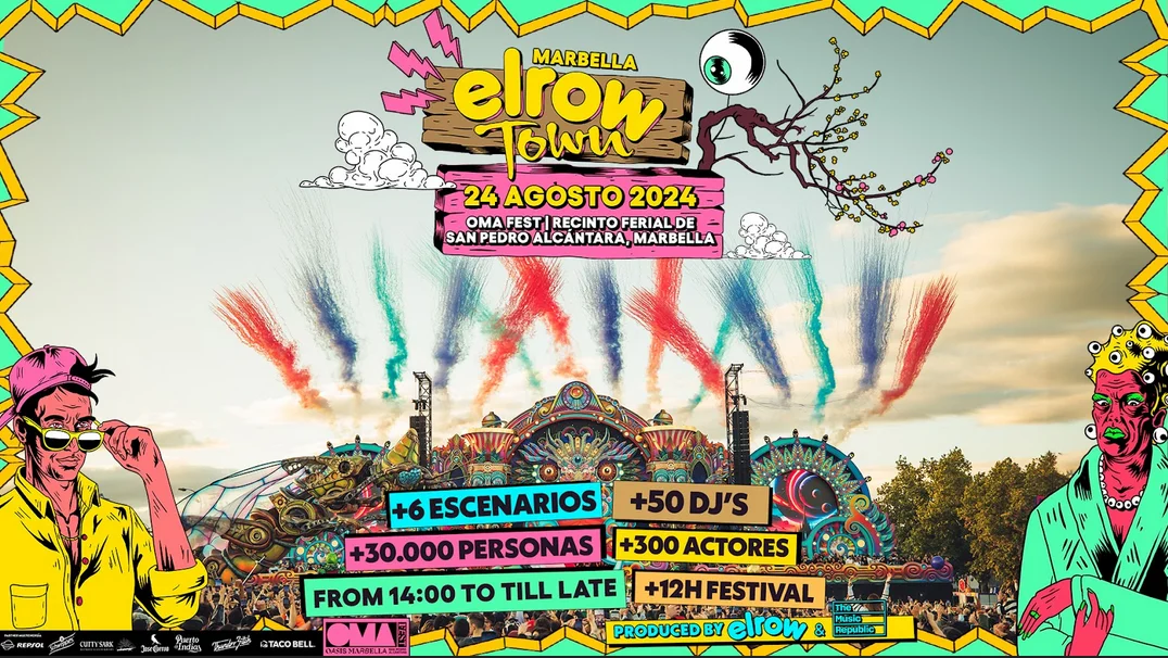 Elrow reunirá en Marbella una gran afluencia de público internacional este mes de agosto