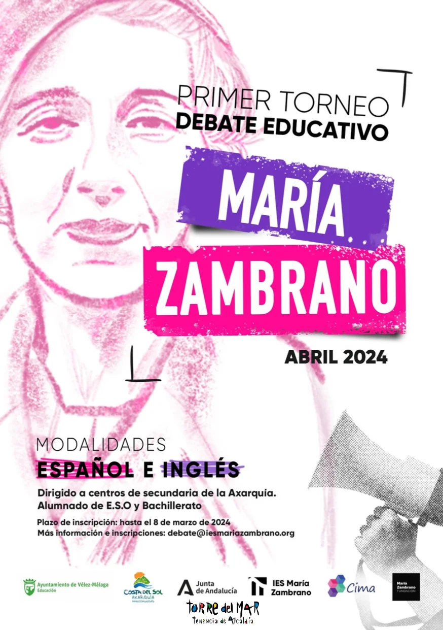 Primer Torneo De3bate Educativo María Zambrano Abril 2024