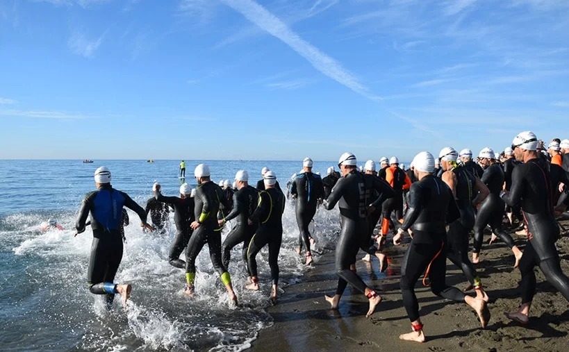Imagen de archivo de triatlon Torre del Mar