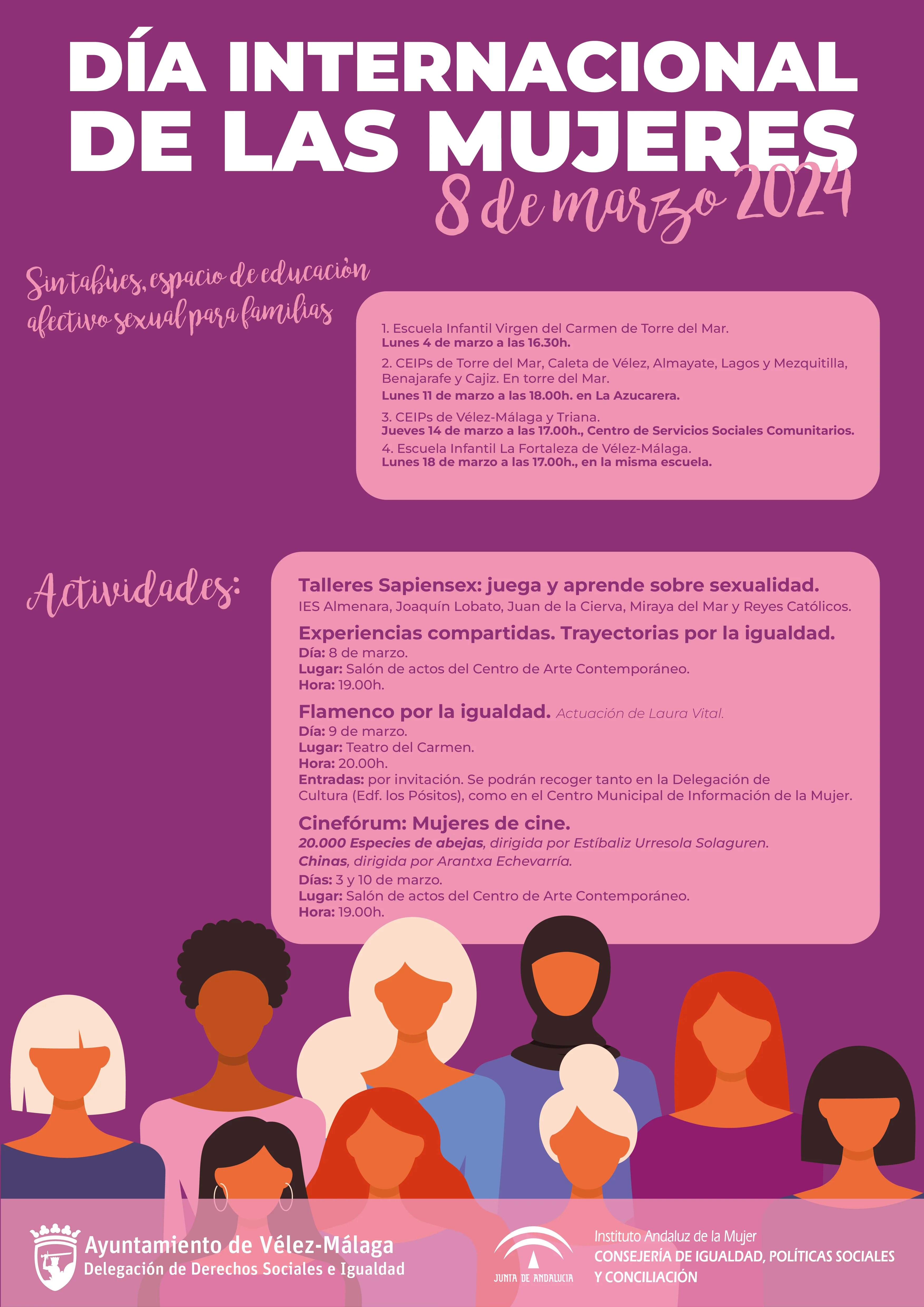 Dia Internacional de las Mujeres 8 de marzo de 2024