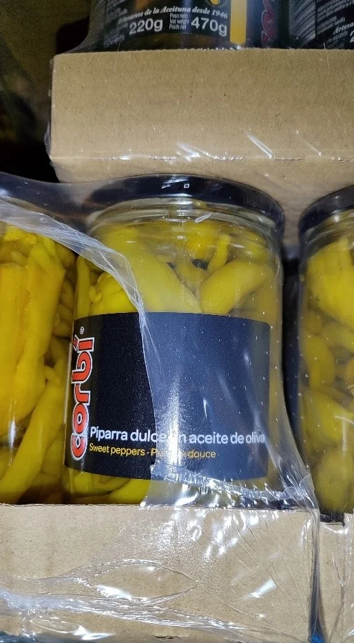 Alerta por comercialización de encurtidos no aptos para consumo procedentes de España (Ref. ES2024/268)