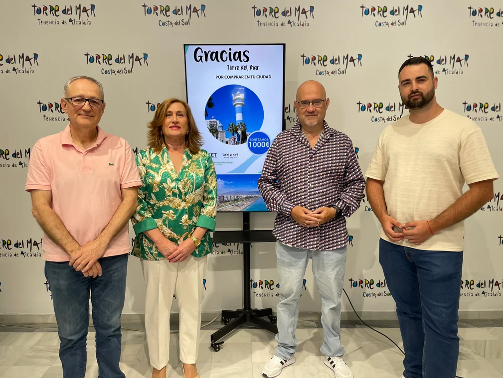 La Campaña 'Gracias Torre del Mar' sortea 1.000 euros entre los clientes de sus comercios