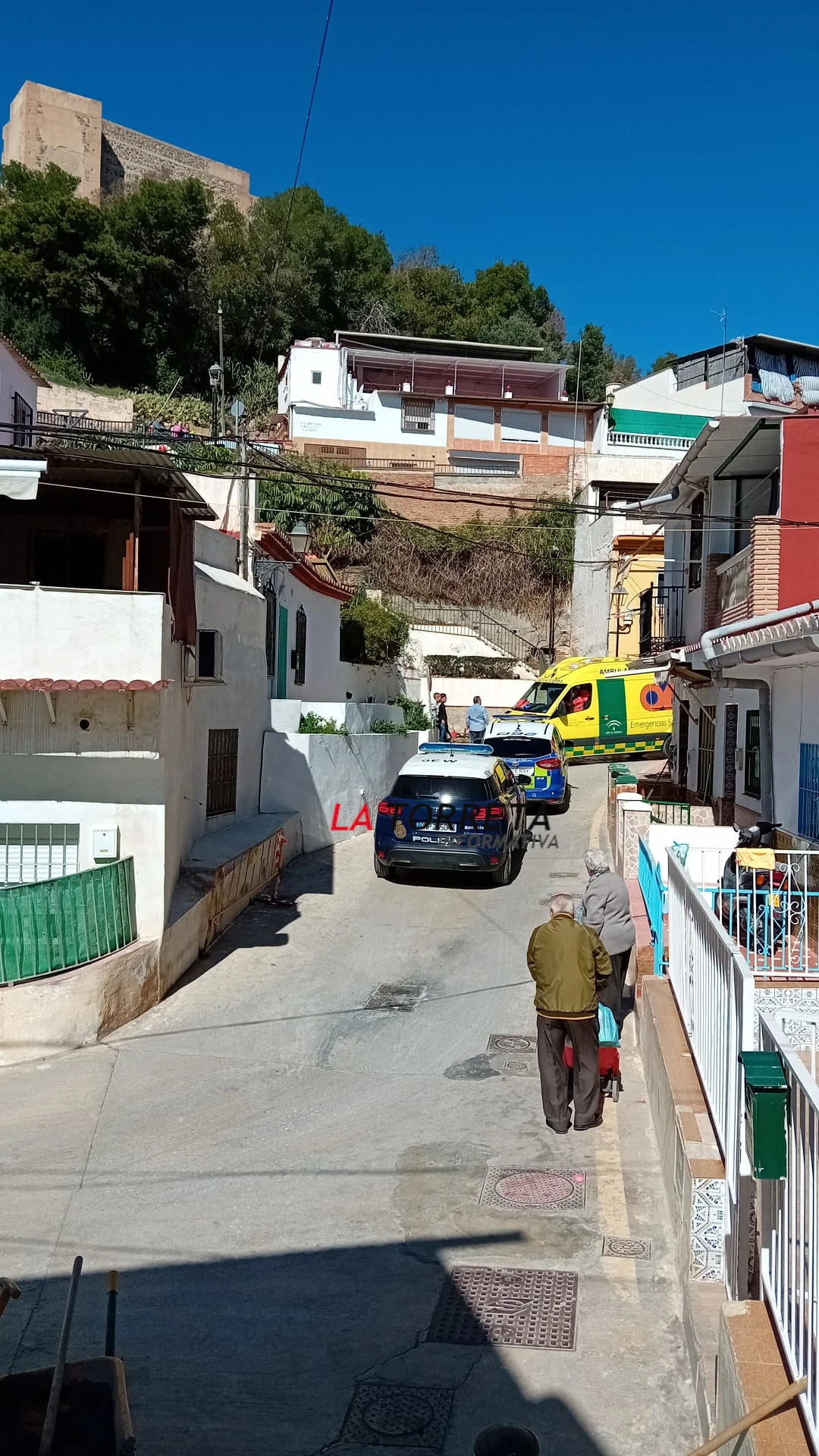 accidente en calle san Sebastián Véléz-Málaga