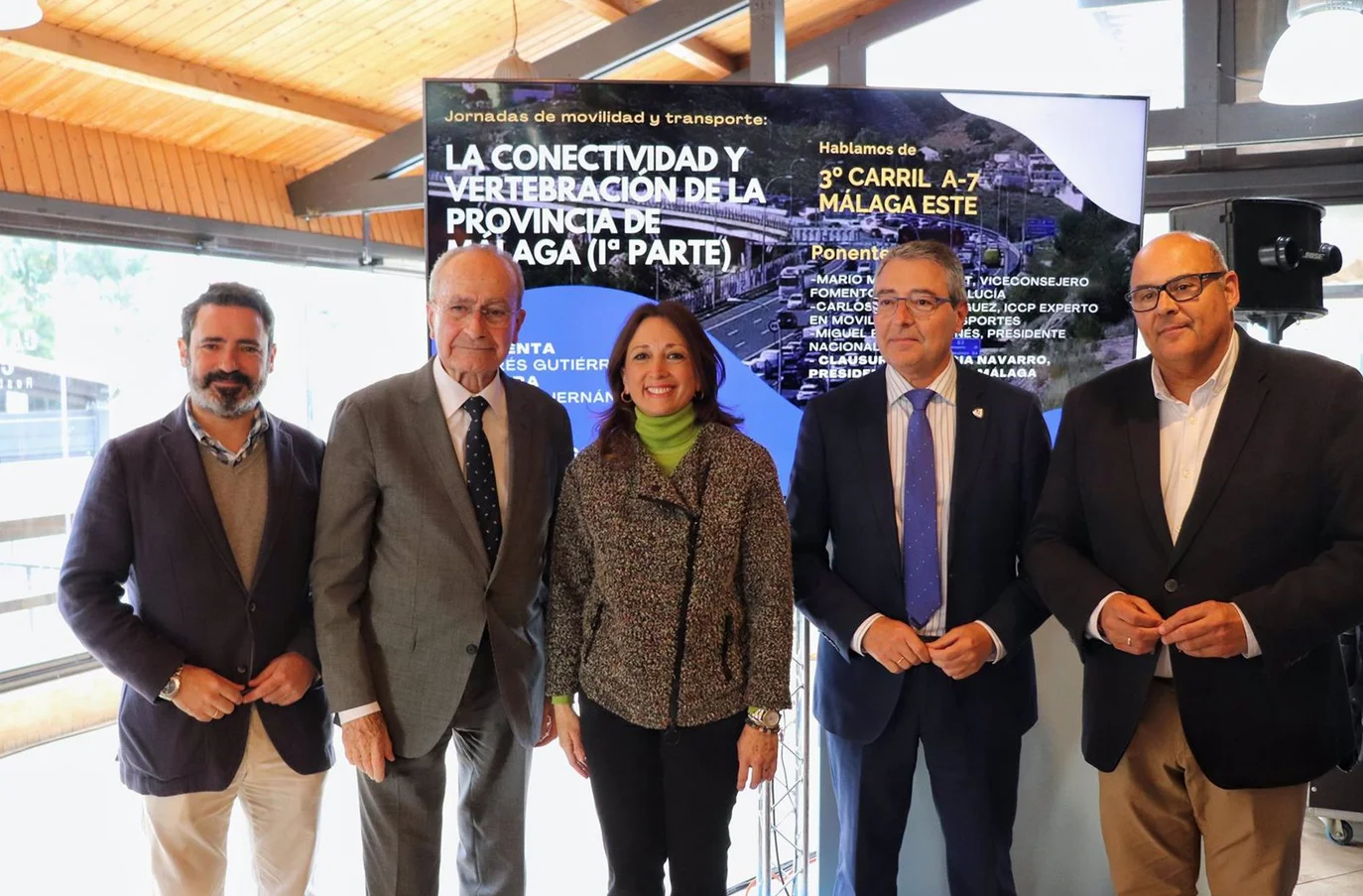 El foro ha abordado la situación de colapso en el transporte de la provincia de Málaga, especialmente en el área metropolitana.