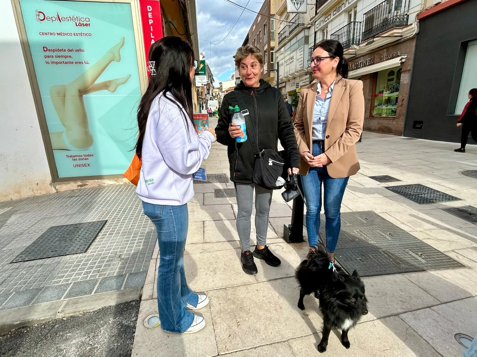 Rocio Ruiz ante los medios de comunicacion el martes 23 de enero de 2024