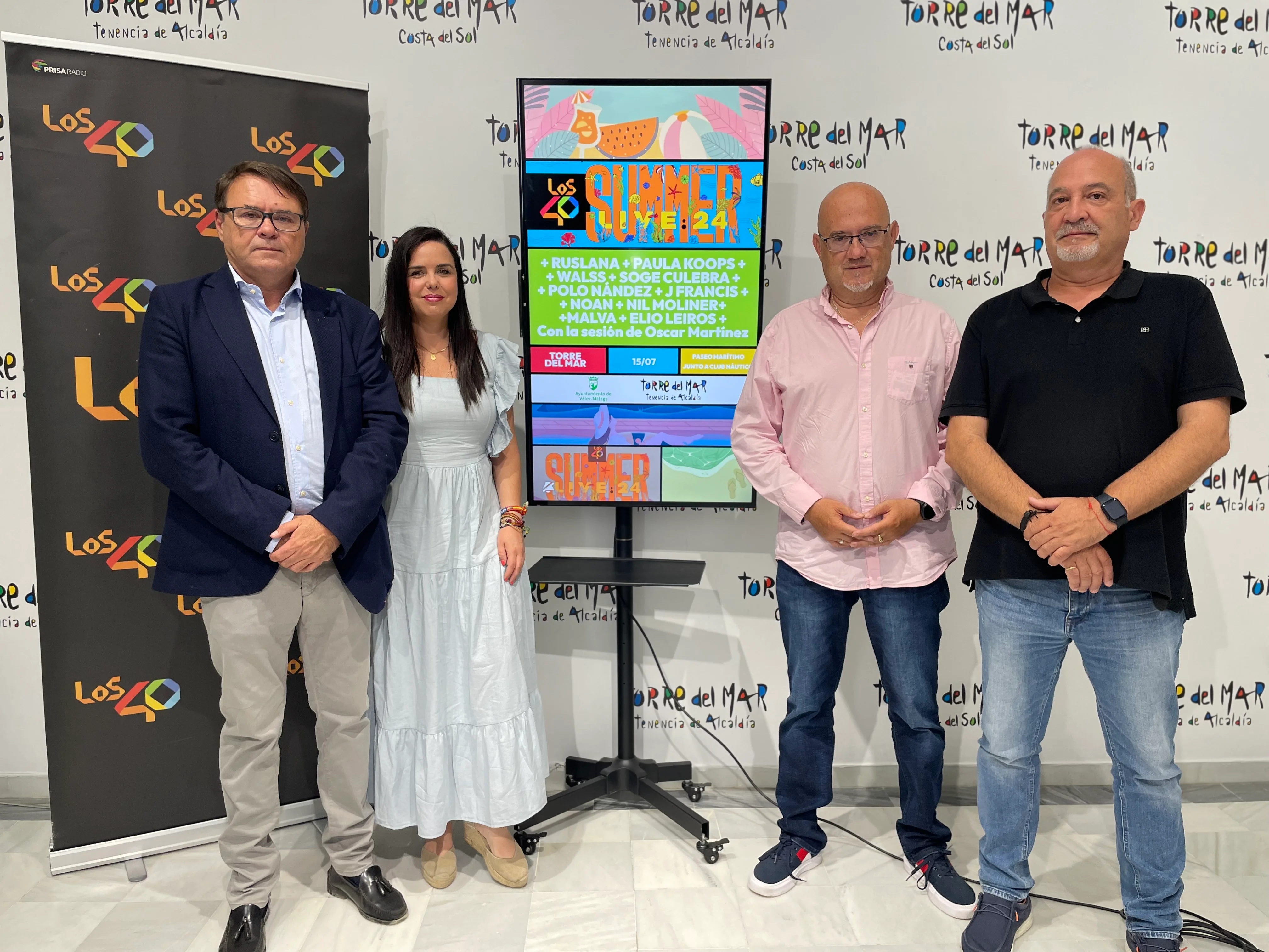 Torre del Mar acoge el 'Summer Live 2024' de Los 40 Principales el próximo 15 de julio