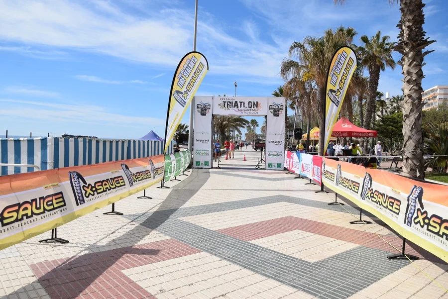 Foto de archivo triatlon de torre del Mar