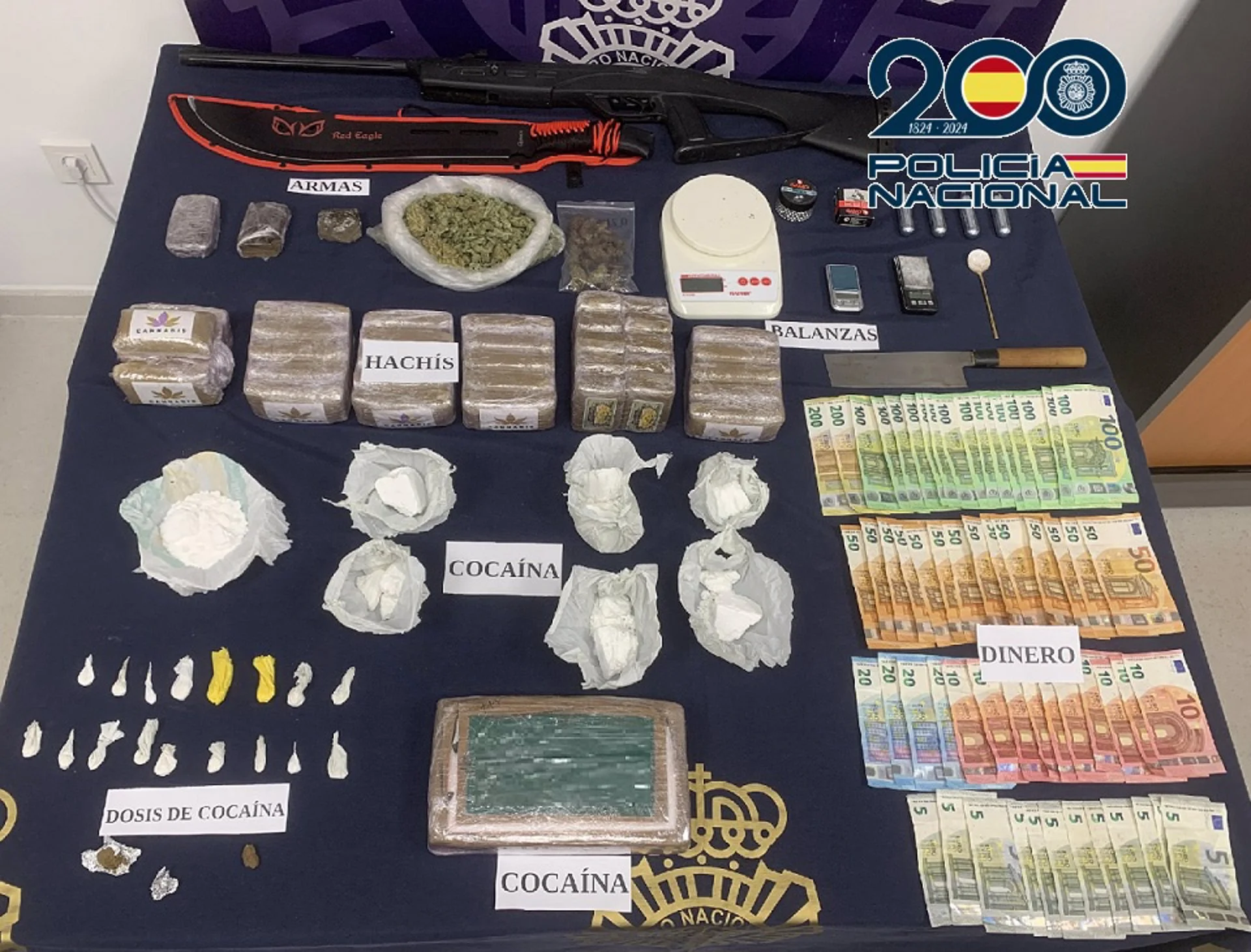 La Operación Duck se salda con 8 detenidos de un clan familiar y tres puntos de venta de cocaína desarticulados en Vélez-Málaga