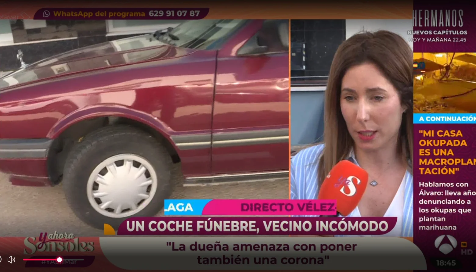 Polémica en Vélez-Málaga: 'El Coche Fúnebre que Desata la Indignación de los Vecinos Llega a la Televisión Nacional'