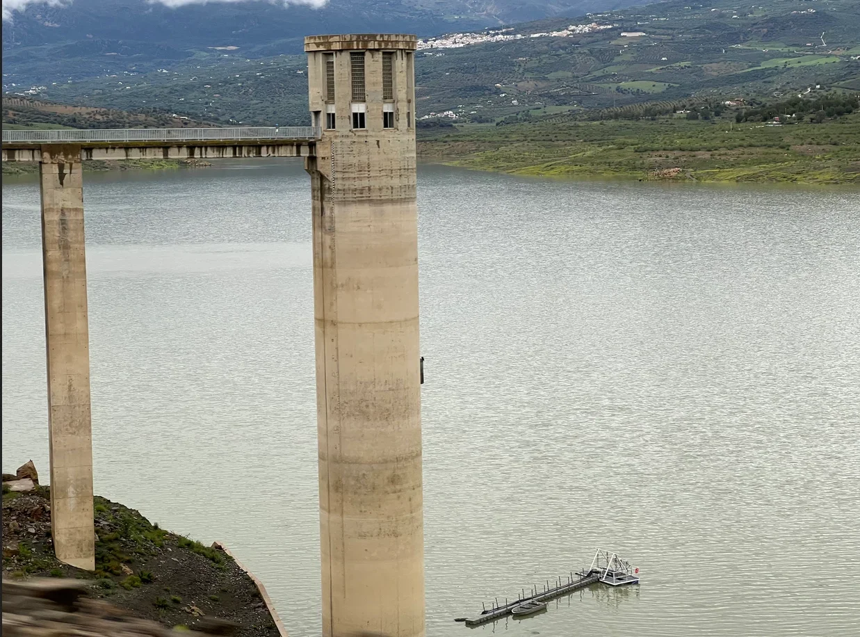 Los datos de este miércoles revelan que el Pantano de la Viñuela sigue aumentando su volumen
