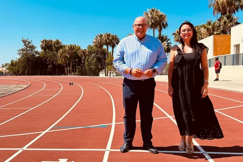 Vélez-Málaga lleva a cabo importantes actuaciones en la pista de atletismo del complejo deportivo Fernando Ruiz Hierro