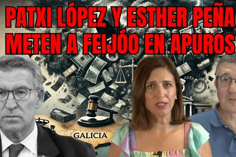 Esther Peña y Patxi López meten a Feijóo en apuros 