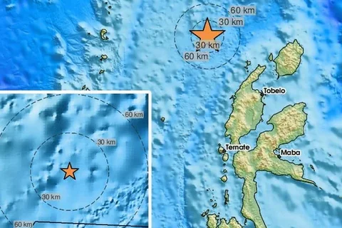 Un Sismo de magnitud 6,5 se registra frente a las costas de Indonesia 