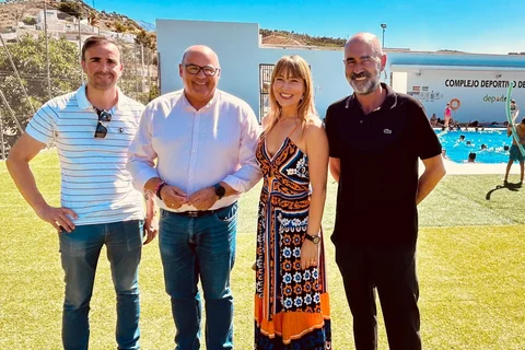 Ruth Sarabia visita los campamentos inclusivos del municipio de Vélez-Málaga