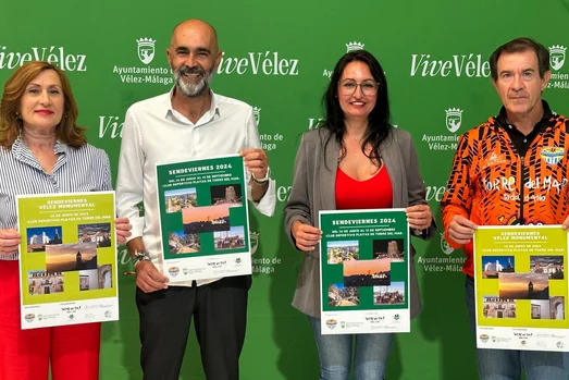 Vélez-Málaga presenta la cuarta edición de ‘SendeViernes’