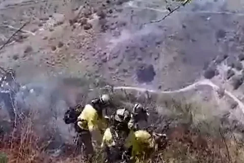 Estabilizado el incendio forestal declarado en la Loma Abajo en Canillas de Aceituno 