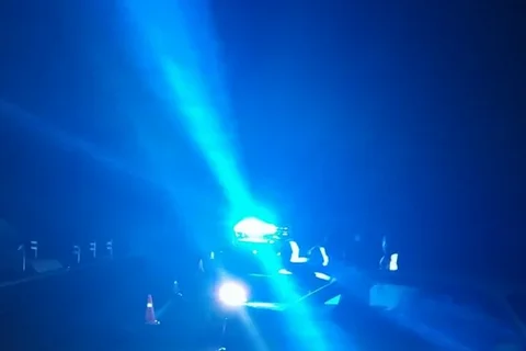 Cinco heridos tras un accidente esta madrugada en la rotonda de la palmilla en Málaga