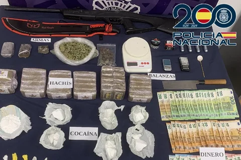 La Operación Duck se salda con 8 detenidos de un clan familiar y tres puntos de venta de cocaína desarticulados en Vélez-Málaga
