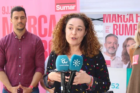 Inma Nieto alerta: 'las tijeras gigantes del Partido Popular ponen en riesgo el tercer hospital de Málaga'