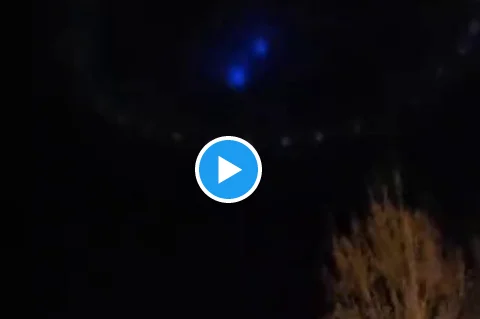 Alertan de Una Extraña luz que parece ser un OVNI sobre el cielo de Valderrobes en España