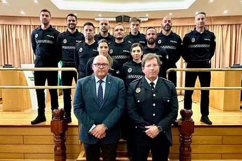 Once nuevos agentes se incorporan a la plantilla de Policía Local de Vélez-Málaga