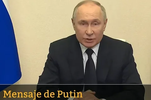 Putin manda un mensaje a los culpables del atentado del Crocus City Hall y avisa que serán duramente castigados