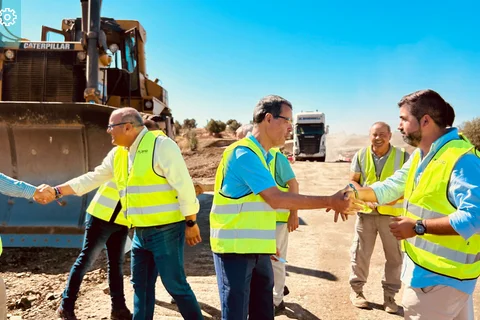 Las obras de la primera fase del Camino de Torrox avanzan a buen ritmo