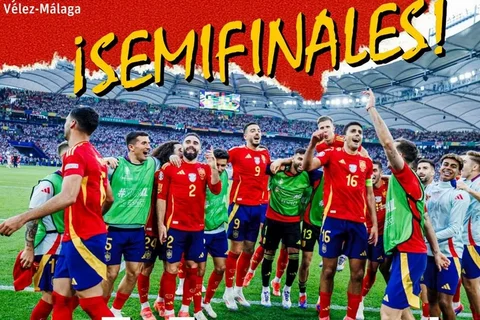 Vélez-Málaga instala una pantalla gigante en el Parque María Zambrano para emitir la semifinal de la Eurocopa contra Francia