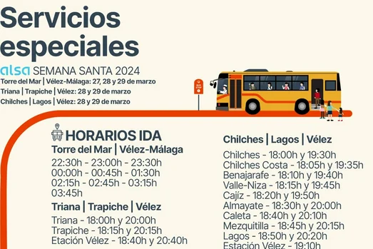 Vélez-Málaga pone a disposición de los vecinos un servicio de autobús gratuito que recorrerá desde Chilches hasta Triana